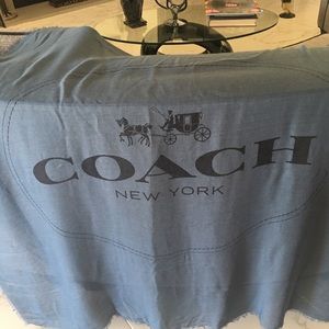 Coach Accessories - Coach New York shawl wrap scarf Coach Accessories - Coach New York shawl wrap scarf